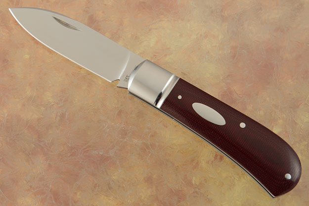 Zulu Spear Slip Joint with Maroon Micarta