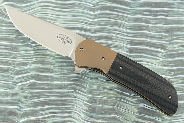 Piuma Flipper with Stacked Carbon Fiber/Black G10 (IKBS)