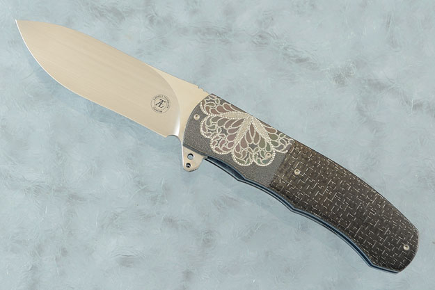 L46 Flipper with Silver Strike Carbon Fiber and Zirconium (Ceramic IKBS) - M390