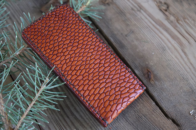 Folding Knife Pouch - Beaver Tail Leather
