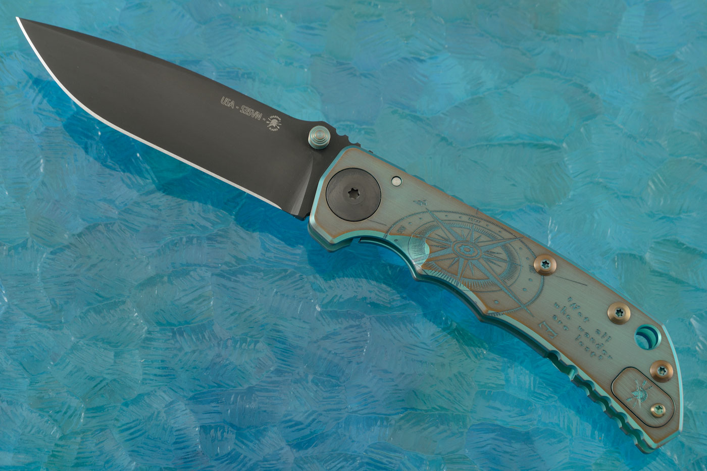 Spartan Harsey Folder (SHF), DLC, Compass Engraving