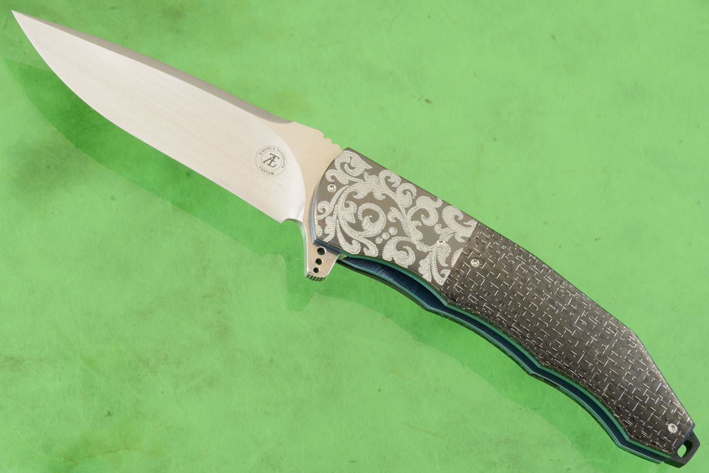 L53 Flipper with Silver Strike Carbon Fiber and Zirconium (Ceramic IKBS) - CTS-XHP