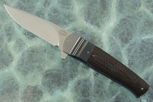 LL11 Flipper with Red/Black Carbon Fiber and Zirconium (IKBS)