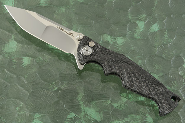 Tighe Breaker 3.5 Integral Button Lock Flipper with Carbon Fiber and Talonite
