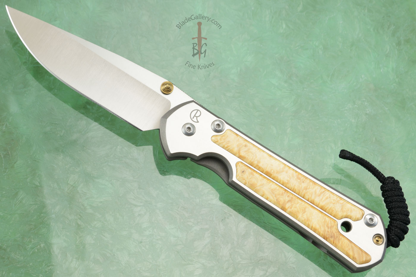 Large Sebenza 21 with Box Elder Burl