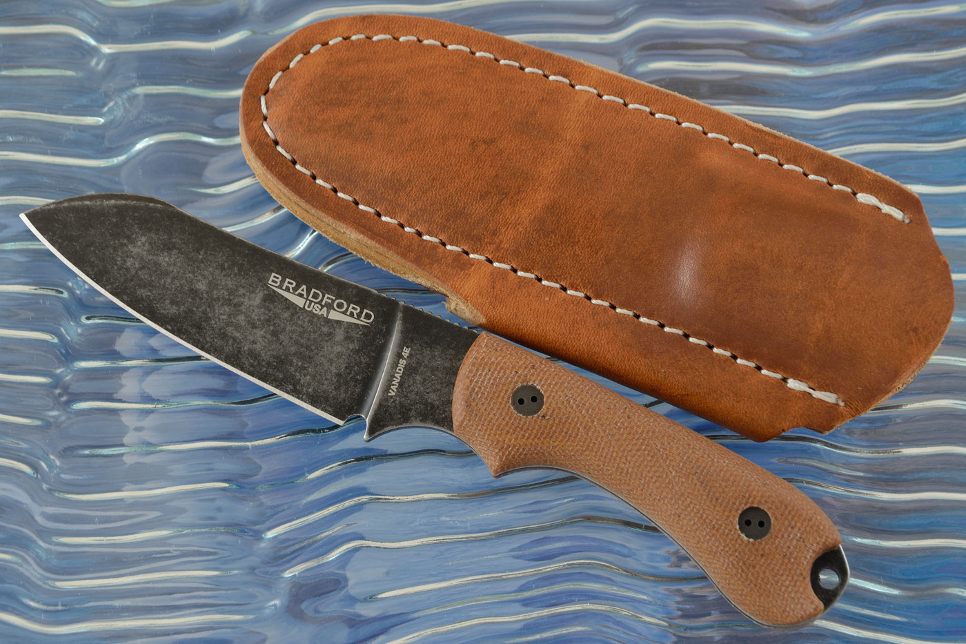 Guardian 3 - 3D Natural Micarta, Vanadis 4E, Nimbus Blade, Sheepsfoot Grind