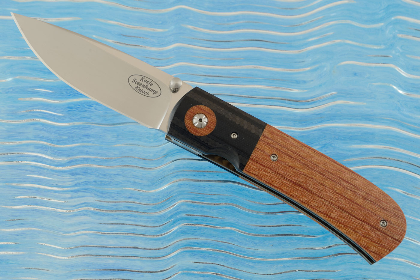 Sakson I with Crosscut Micarta and Carbon Fiber