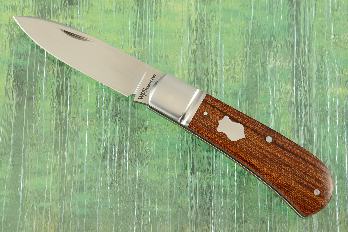 Zulu Slipjoint with Crosscut Micarta