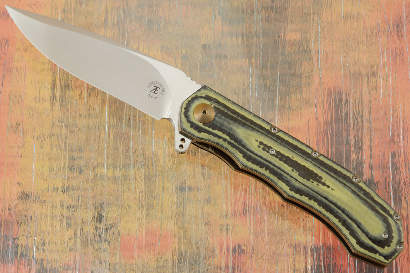 L51 Compact Flipper with 3D Yellow/Black Carbon Fiber (Ceramic IKBS) - CTS-XHP
