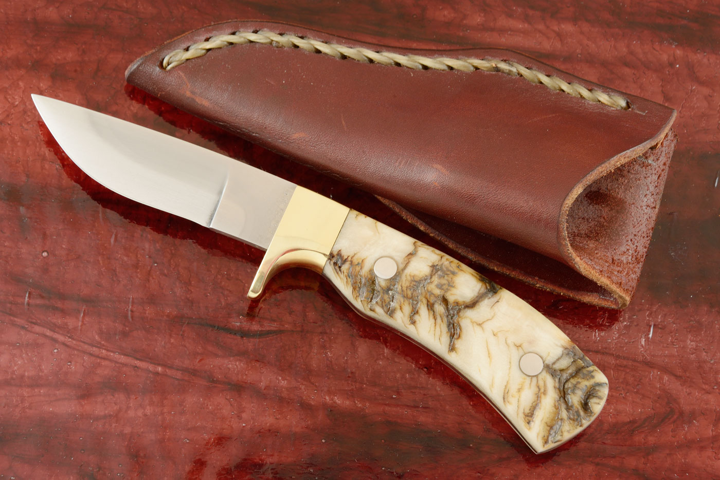Full Tang Sheep Horn Hunter (Prototype 2)