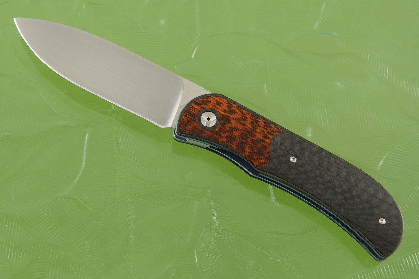 LEXK Plus Front Flipper with Carbon Fiber and Snakewood (Ceramic IKBS)